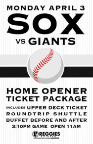 White Sox Vs Giants (Home Opener)