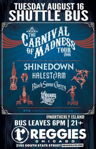SHUTTLE TO CARNIVAL OF MADNESS TOUR
