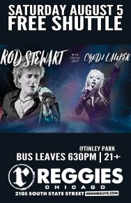 SHUTTLE TO ROD STEWART AND CYNDI LAUPER