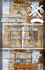 Feb 23 Goddamn Ranchhand Band FLYER