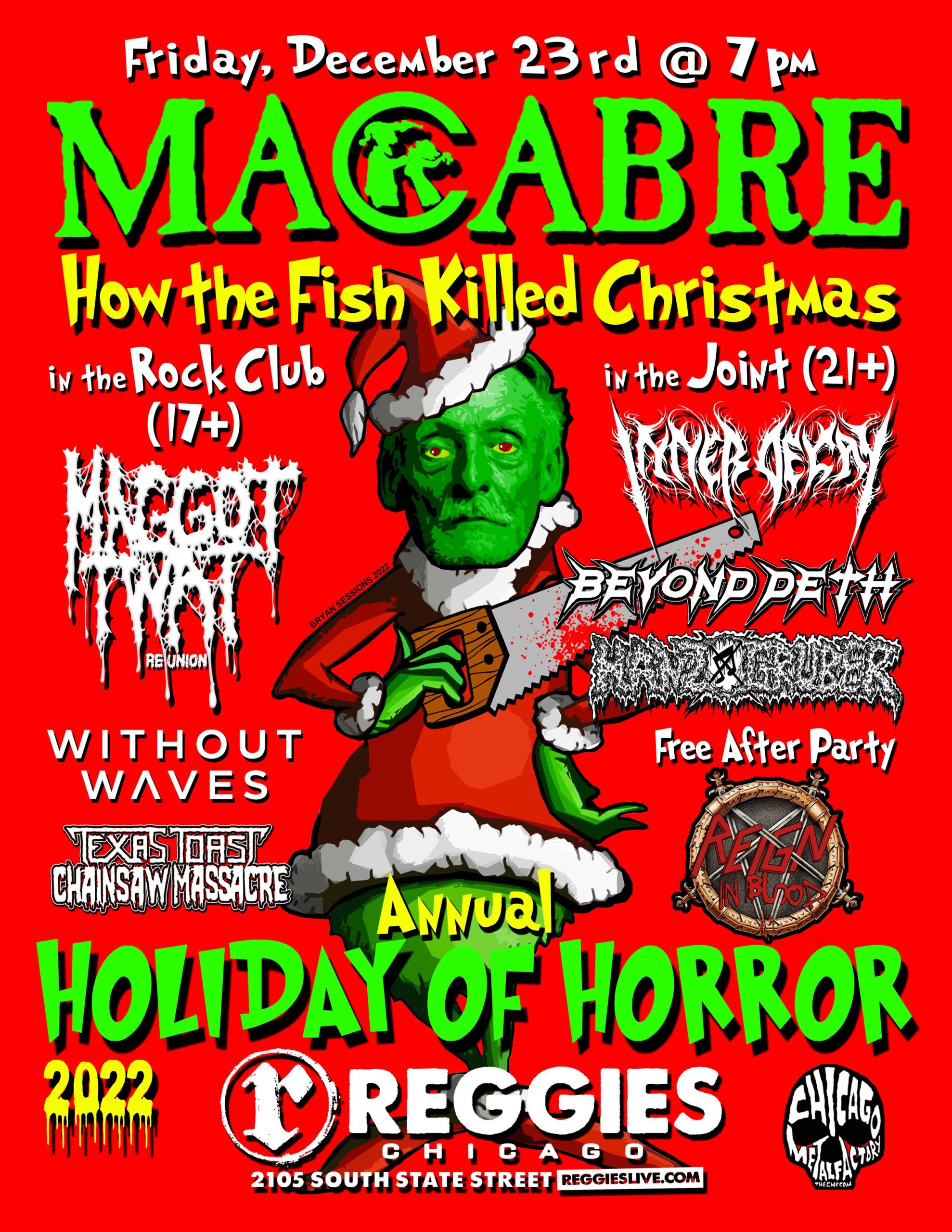 1978px x 2560px - Holiday of Horror 2022 - Reggies Chicago