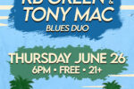 RB Green and Tony Mac Duo at Reggies on the Beach