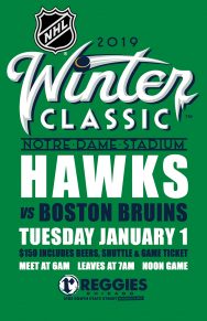 Reggies Winter Classic Blackhawks Package