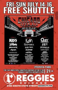 SHUTTLE TO CHICAGO OPEN AIR FESTIVAL