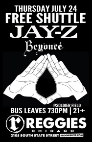 SHUTTLE TO BEYONCE, JAY Z
