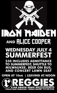 Iron Maiden / Alice Cooper