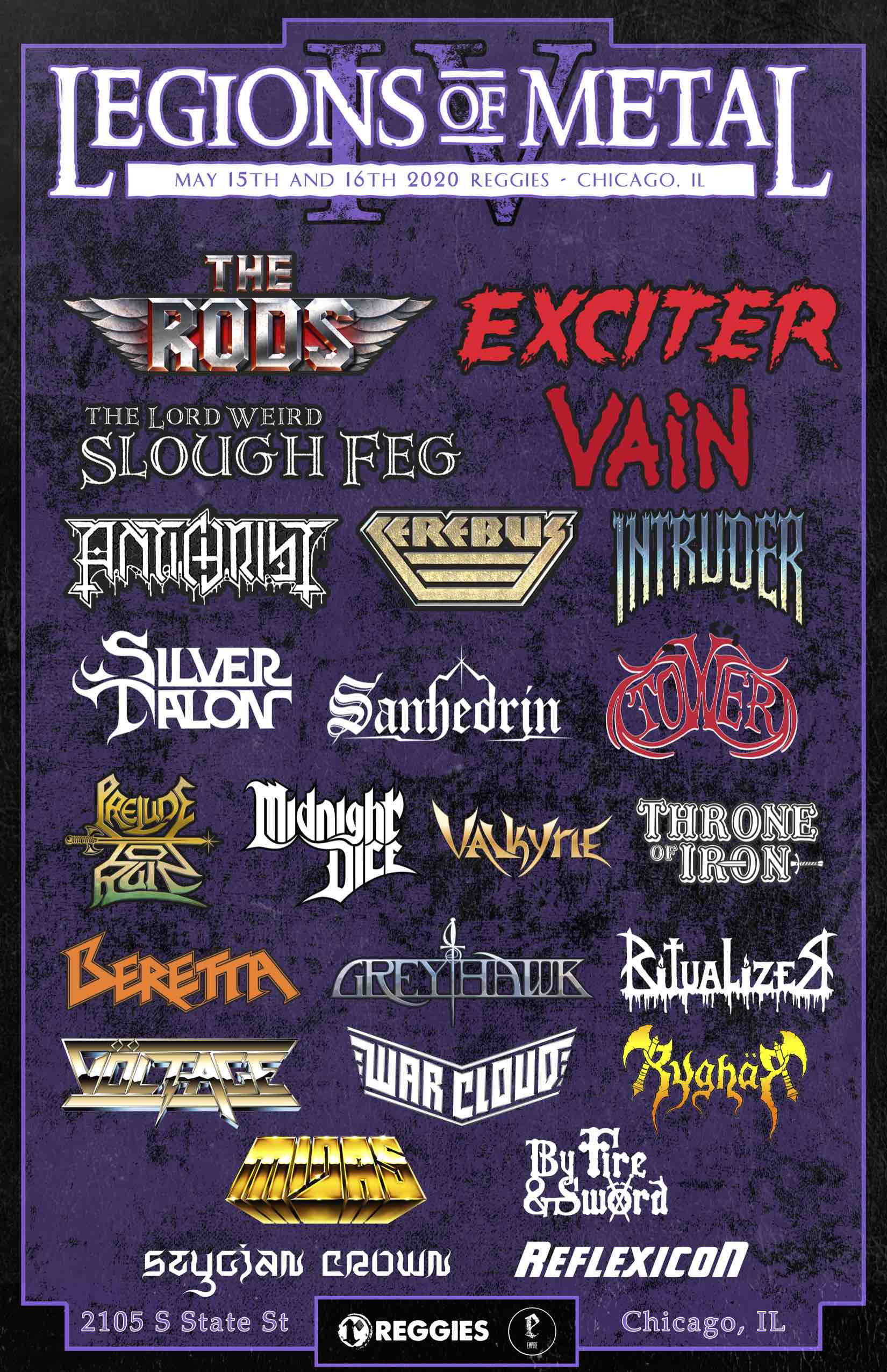 Legions of Metal Fest 2020 Reggies Chicago