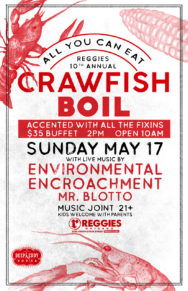 Reggies 10th Annual Crawfish Boil