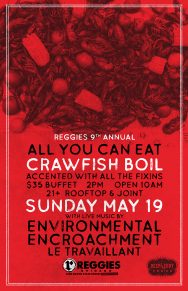 Reggies 9th Annual Crawfish Boil