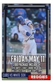 CUBS VS SOX AT WRIGLEY TICKET PACKAGE