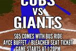 Reggies Cubs vs Giants Package