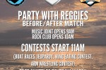 BEACH RUGBY’S REGGIES TAILGATE PARTY