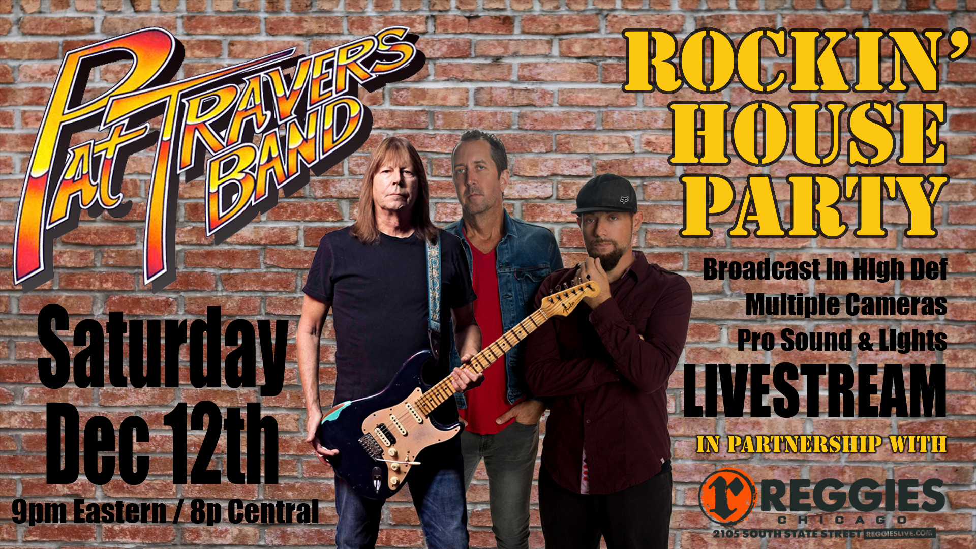 Pat Travers Rockin' House Party (Live Streaming Event) - Reggies Chicago