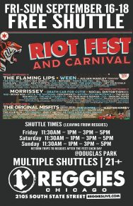 SHUTTLE TO RIOT FEST SHUTTLE TO RIOT FEST