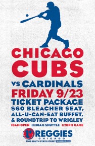 CUBS VS CARDINALS AT WRIGLEY TICKET PACKAGE